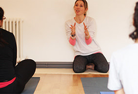 In-studio beginners yoga course in Bristol with Clara Lemon